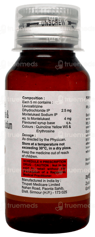 Odimont Lc Syrup 60Ml